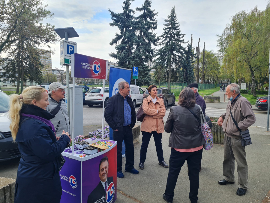 Akcije zagrebačkih Reformista i GLAS-a NZI na tržnici Utrine