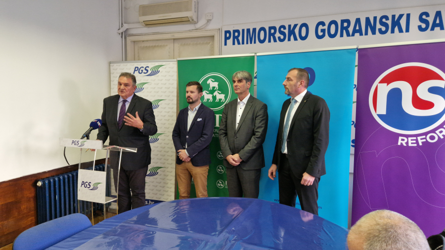 Koalicija &bdquo;Za bolju Hrvatsku&ldquo; REFORMISTI, Fokus, IDS i PGS predstavila se u Rijeci.