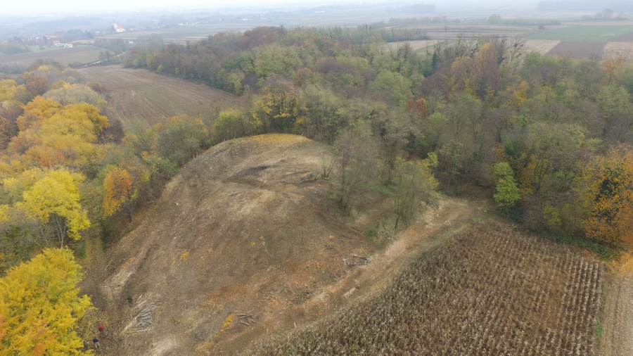 Izvr&scaron;eni radovi či&scaron;ćenja raslinja na Gamuli u Martijancu