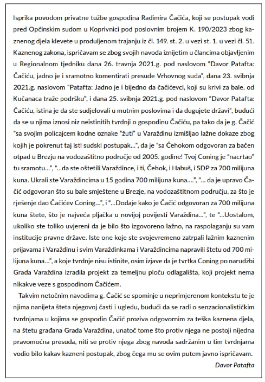 Priopćenje za medije