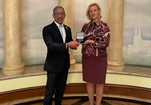 Saborska zastupnica Natalija  Martinčević kao novo izabrana predsjednica Izvr&scaron;nog odbora Nacionalne grupe Hrvatskoga sabora pri Interparlamentarnoj uniji sudjelovala je na summitu Krimske platforme